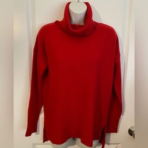 NWT Bartolini by Benedetta Italy Sweater Merino Wool Cashmere Blend Red Small